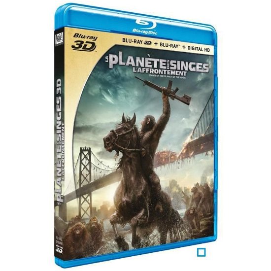 Cover for La Planete Des Singes L Affrontement 3d/blu-ray (Blu-ray)
