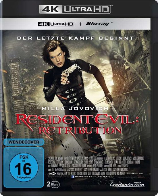 Cover for Milla Jovovich,li  Bingbing,sienna Guillory · Resident Evil: Retribution (4K UHD Blu-ray) (2021)