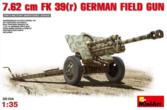 Cover for MiniArt · 1/35 7,62 Cm F.k. 39 German Field Gun (Toys)