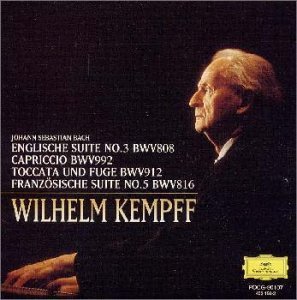 Bach:klavierwerke - Wilhelm Kempff - Muziek - UNIVERSAL MUSIC CORPORATION - 4988005211286 - 19 mei 2021