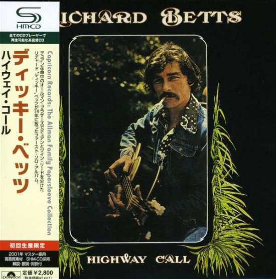 Cover for Richard Betts · Highway Call (CD) [Limited edition] (2011)