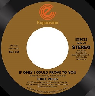 Cover for The 3 Pieces · If Only I Could Prove To You/I Need You Girl (LP) (2022)