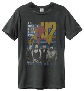 Cover for U2 · U2 Bullet The Blue Sky Amplified Vintage Charcoal (T-shirt) [size M]