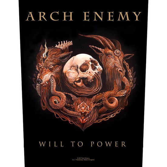 Arch Enemy: Will To Power (Toppa) - Arch Enemy - Gadżety - Razamataz - 5055339781286 - 19 sierpnia 2019