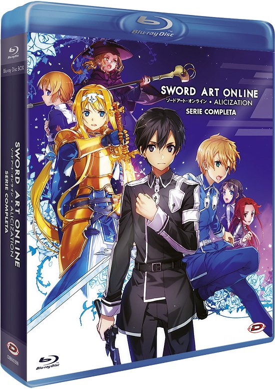 Cover for Sword Art Online III Alicization · The Complete Series (Eps 01-24) (4 Blu-Ray) (Blu-ray) (2022)