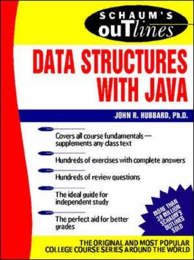 Cover for John Hubbard · Schaum's Outline of Data Structures with Java (Paperback Book) [Ed edition] (2000)