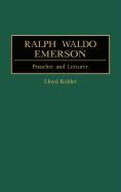 Cover for Lloyd Rohler · Ralph Waldo Emerson: Preacher and Lecturer - Great American Orators (Hardcover Book) (1995)