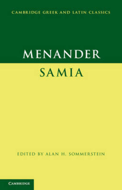 Cover for Menander · Menander: Samia (The Woman from Samos) - Cambridge Greek and Latin Classics (Hardcover Book) [Bilingual edition] (2014)