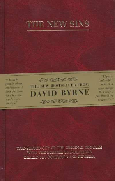 The New Sins - David Byrne - Bøker - Faber & Faber - 9780571212286 - 5. november 2001