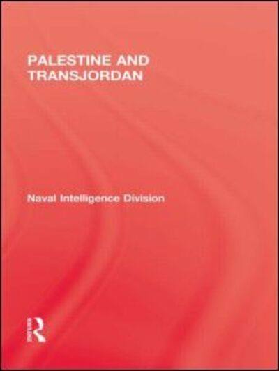 Cover for Naval · Palestine &amp; Transjordan (Hardcover Book) (2007)