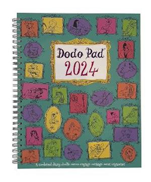 Cover for Lord Dodo · The Dodo Pad Original Desk Diary 2024 - Week to View, Calendar Year Diary: A Diary-Organiser-Planner Book with space for up to 5 people / appointments / activities. UK made, sustainable, plastic free (Book) [58 Revised edition] (2023)