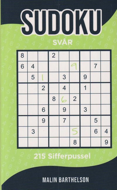 Cover for Sudoku Svår (Paperback Book) (2023)