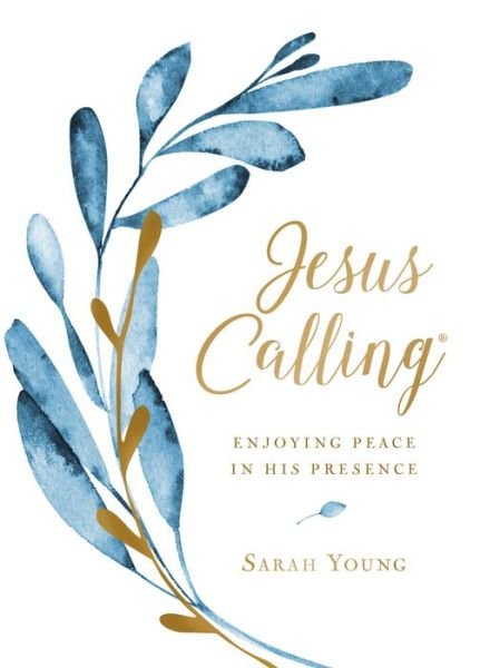 Jesus Calling, Large Text Cloth Botanical, with Full Scriptures: Enjoying Peace in His Presence (a 365-Day Devotional) - Jesus Calling® - Sarah Young - Bøker - Thomas Nelson Publishers - 9781400209286 - 5. februar 2019