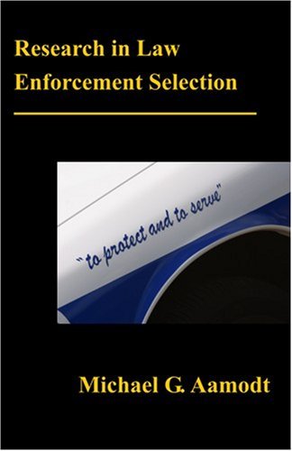 Cover for G Michael Aamodt · Research in Law Enforcement Selection (Paperback Book) (2004)