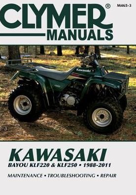 Kawasaki Bayou Klf220 & Klf250 ATV Repair Manual - Haynes Publishing - Książki - Haynes Manuals Inc - 9781620922286 - 15 grudnia 2016