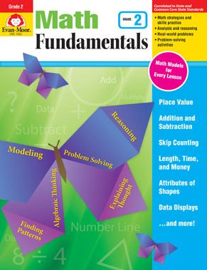 Cover for Evan-Moor Educational Publishers · Math Fundamentals, Grade 2 (Paperback Book) (2017)