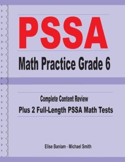 Cover for Michael Smith · PSSA Math Practice Grade 6 (Paperback Book) (2020)