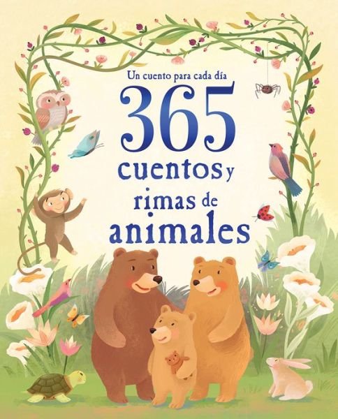 Cover for Cottage Door Press · 365 Cuentos Y Rimas de Animales (Hardcover Book) (2021)
