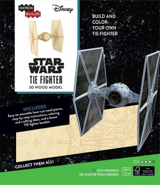 Cover for Insight Editions · IncrediBuilds: Star Wars: Tie Fighter 3D Wood Model - Incredibuilds (Buch) [Proprietary edition] (2020)