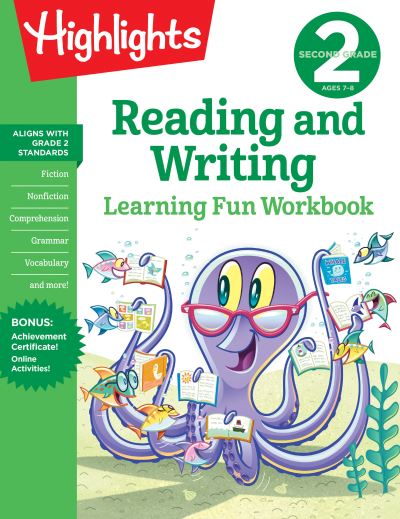 Cover for Highlights Learning · Second Grade Reading and Writing - Highlights Learning Fun Workbooks (Paperback Book) (2020)