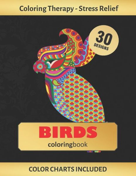 Cover for Inspired Colors · Birds Coloring Book (Paperback Book) (2019)