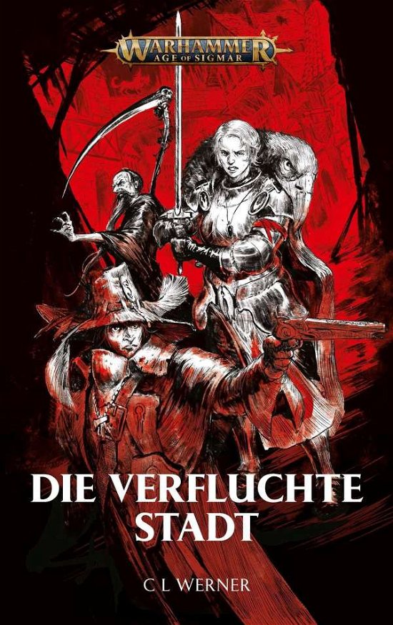 Cover for C L Werner · Warhammer Age of Sigmar - Die verfluchte Stadt (Paperback Book) (2022)
