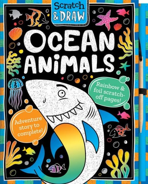 Cover for Susie Linn · Scratch and Draw Ocean Animals (Hardcover Book) (2021)