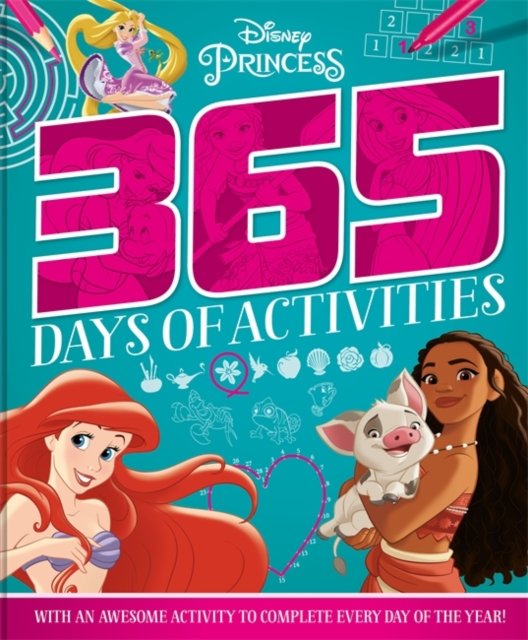 Cover for Walt Disney · Disney Princess 365 Puzzles &amp; Activities (Paperback Bog) (2020)