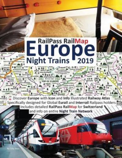 Cover for Caty Ross · Railpass Railmap Europe - Night Trains 2019 (Paperback Book) (2019)