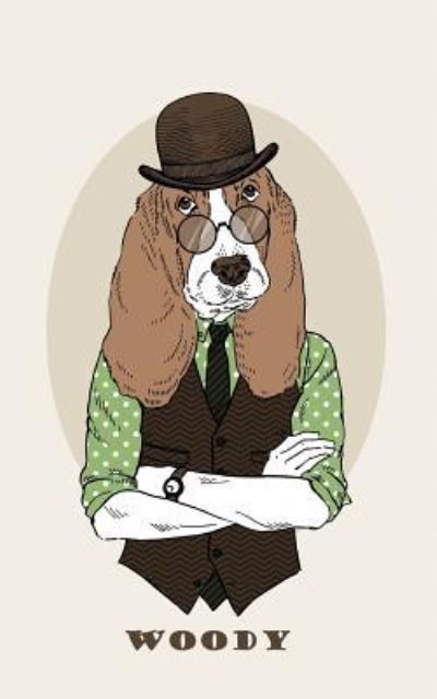 Cover for Journal Jungle Publishing · Woody: 108-page Pocket-sized Writing Journal [Funk Dog series] (Paperback Book) (2015)