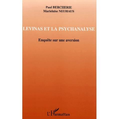 Cover for Paul Bercherie · Levinas et la psychanalyse (Paperback Book) (2020)