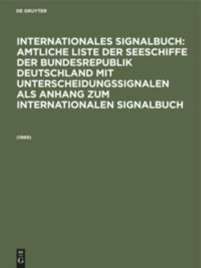 Cover for Reichsamt Des Innern · 1969 (Gebundenes Buch) (1969)