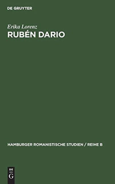 Cover for Erika Lorenz · Ruben Dario (Hardcover Book) (1956)