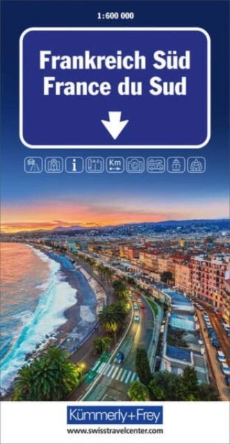 France Southern - Road maps -  - Libros - Kummerly & Frey,Switzerland - 9783259018286 - 24 de mayo de 2023