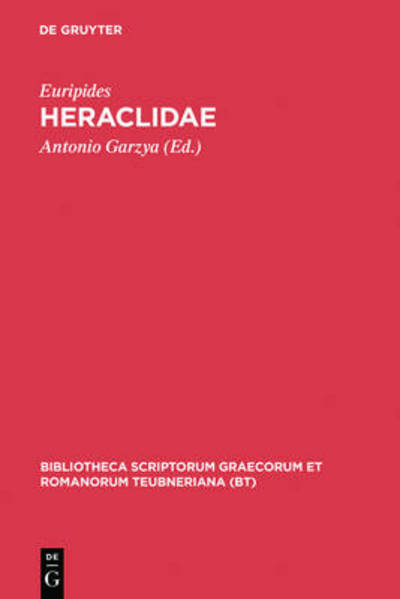 Cover for Euripides · Heraclidae (Bok) (1972)