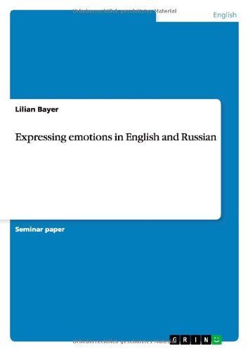 Cover for Bayer · Expressing emotions in English an (Book) (2011)