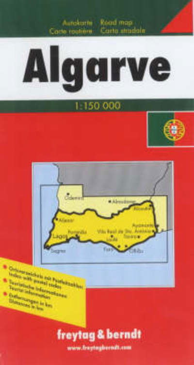 Freytag & Berndt Road Map: Algarve - Freytag & Berndt - Livros - Freytag & Berndt - 9783707900286 - 1 de julho de 2017