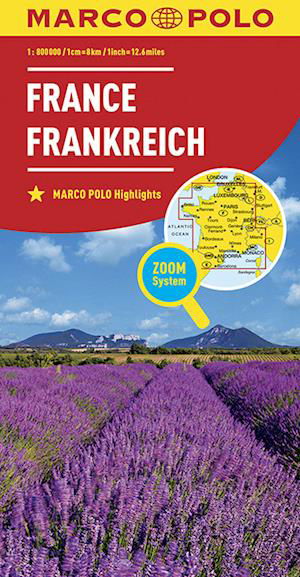 France Marco Polo Map - Marco Polo - Livros - MAIRDUMONT GmbH & Co. KG - 9783829738286 - 15 de setembro de 2022