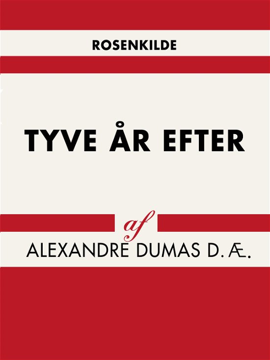 Cover for Alexandre Dumas D.Æ. · Verdens klassikere: Tyve år efter (Sewn Spine Book) [1th edição] (2018)