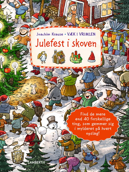 Joachim Krause · Væk i vrimlen: Julefest i skoven (Cardboard Book) [1st edition] (2024)