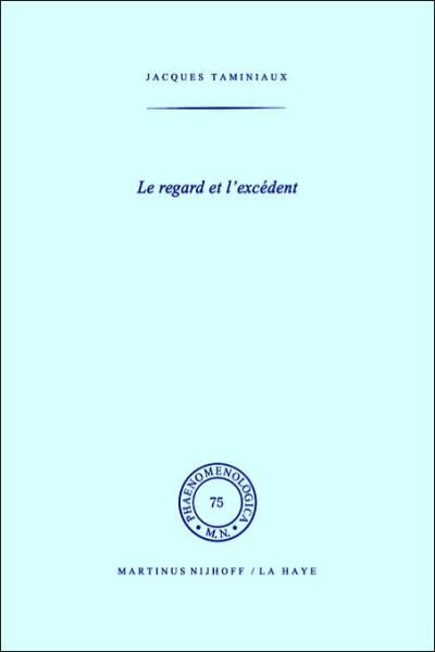 Jacques Taminiaux · Temporary Title 19991103 - Phaenomenologica (Hardcover Book) [1978 edition] (1978)