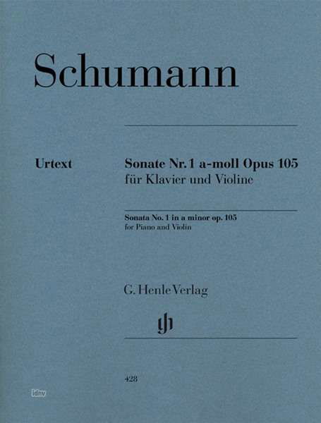 Cover for Robert Schumann · Schumann:sona.kl. / viol.a-moll.105.hn428 (Buch) (2018)