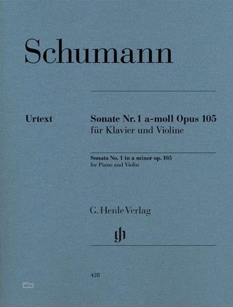 Cover for Robert Schumann · Schumann:sona.kl. / viol.a-moll.105.hn428 (Bog) (2018)