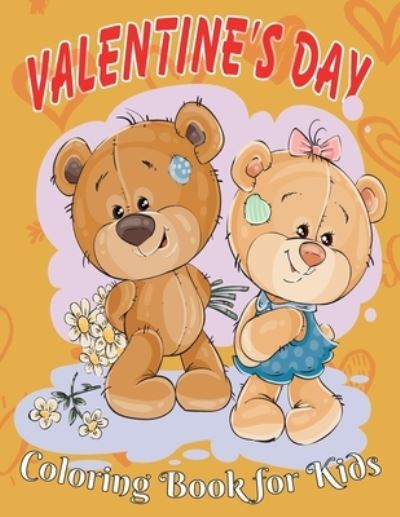 Cover for Obeezon · Valentine's Day Coloring Book for Kids (Paperback Book) (2021)