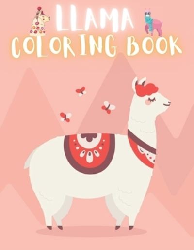 Cover for To The Point · Llama Coloring Book (Paperback Bog) (2020)