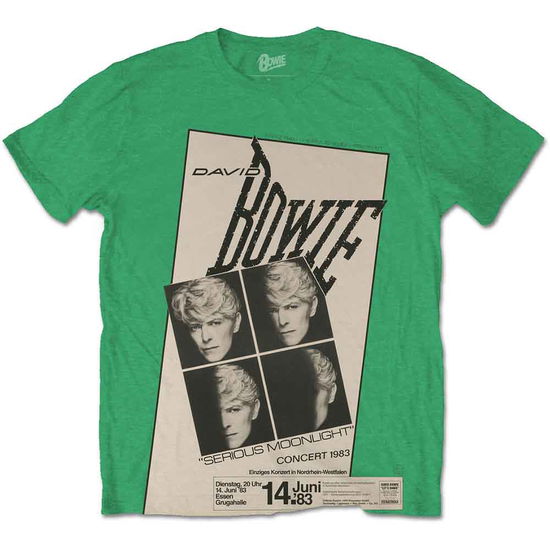 Cover for David Bowie · David Bowie Unisex T-Shirt: Concert '83 (T-shirt)