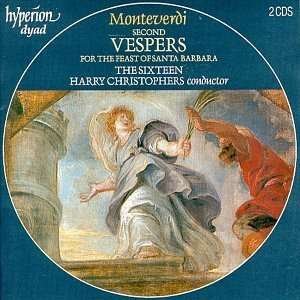 Cover for Monteverdi · Vespers (CD) (1996)