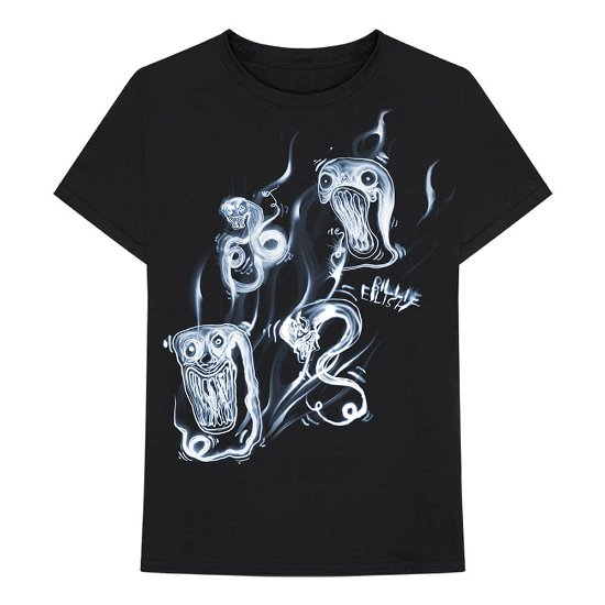 Ghoul Smoke,t-shirt,größe Xl,schwarz - Billie Eilish - Fanituote -  - 0602508688287 - perjantai 10. tammikuuta 2020