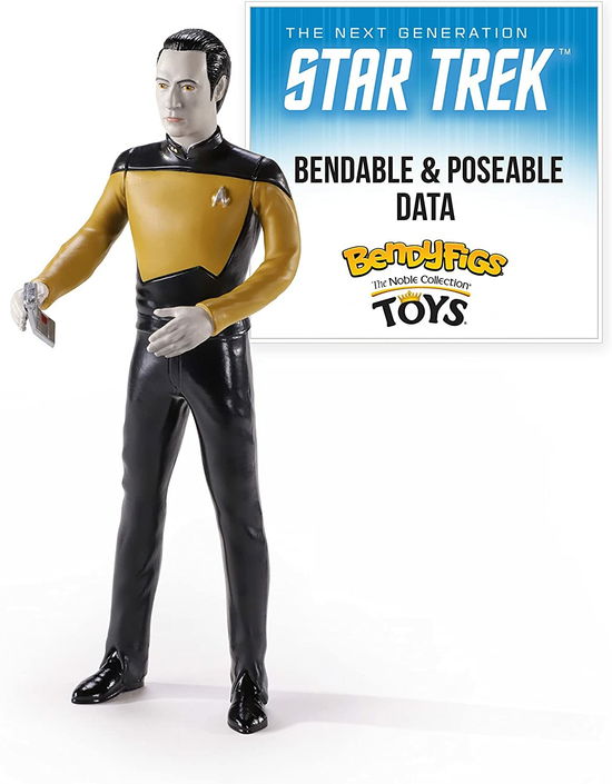 Star Trek Next Generation Data Bendy Figure - Noble Collection - Fanituote -  - 0849421007287 - torstai 8. syyskuuta 2022