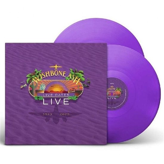 Cover for Wishbone Ash · Live Dates Live (Yellow Vinyl) (LP) (2023)
